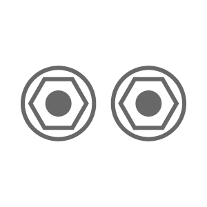 Recoil Starter Retaining Nuts/ Bolts