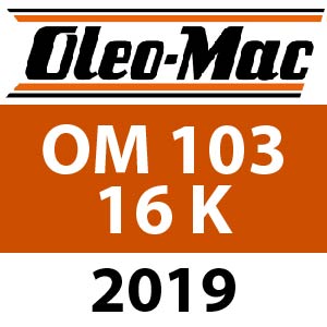 Oleo-Mac OM 103 16 K - 2019 - Ride On Mower Parts