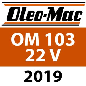 Oleo-Mac OM 103 22 V - 2019 - Ride On Mower Parts