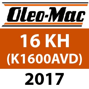 Oleo-Mac OM 106 16 KH (K1600AVD) - 2017 - Ride On Mower Parts