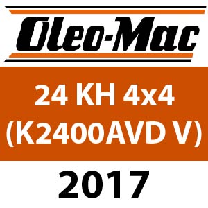 Oleo-Mac OM 106 24 KH (K2400AVD V-TWIN) 4x4 - 2017 - Ride On Mower Parts