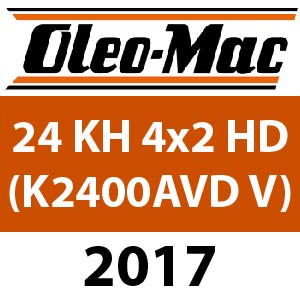 Oleo-Mac OM 106 24 KH 4x2 HD (K2400AVD V-TWIN-EURO5) - 2017 - Ride On Mower Parts