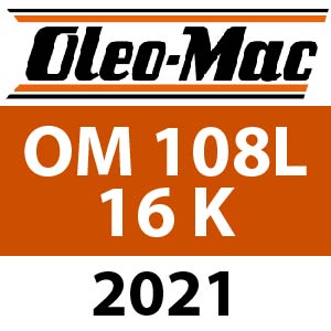 Oleo-Mac OM 108L 16 K - 2021 - Ride On Mower Parts