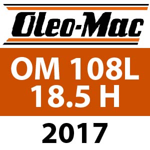 Oleo-Mac OM 108L 18.5 H - 2017 - Ride On Mower Parts