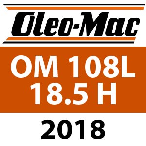 Oleo-Mac OM 108L 18.5 H - 2018 - Ride On Mower Parts