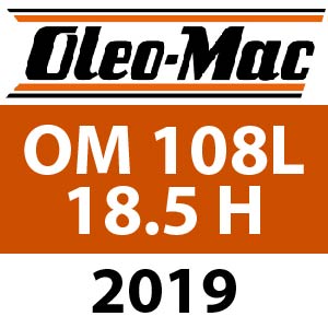 Oleo-Mac OM 108L 18.5 H - 2019 - Ride On Mower Parts