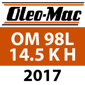 Oleo-Mac OM 98L 14.5 K H - 2017 - Ride On Mower Parts