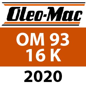 Oleo-Mac OM 93 16 K - 2020 - Ride On Mower Parts