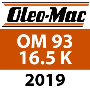 Oleo-Mac OM 93 16.5 - 2019 - Ride On Mower Parts