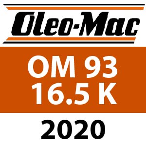 Oleo-Mac OM 93 16.5 - 2020 - Ride On Mower Parts