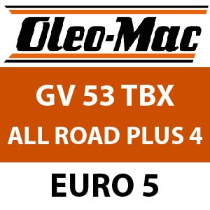 Oleo-Mac GV 53 TBX ALL ROAD PLUS 4 EURO 5 - Rotary Mower Parts
