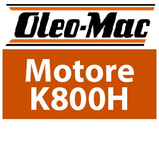 Oleo-Mac MOTORE K800H - Tiller Parts