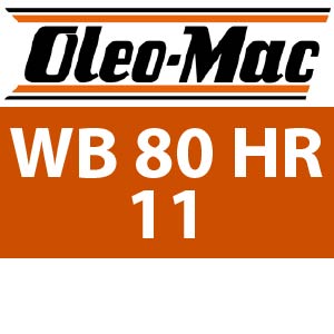 Oleo-Mac WB 80 HR 11 - Flail Mower Parts