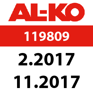 AL-KO Highline 46.7 SP - 119809: 2.2017 - 11.2017
