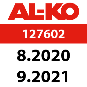 AL-KO Comfort 4731 - 127602: 8.2020 - 9.2021