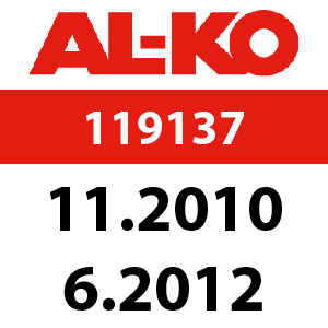 AL-KO Silver 520 - 119137: 11.2010 - 6.2012