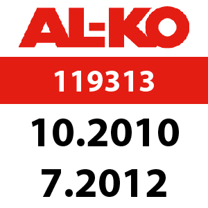 AL-KO Silver Premium 470 - 119313: 10.2010 - 7.2012