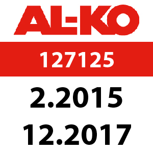 AL-KO SOLO 4855 - 127125: 2.2015 - 12.2017