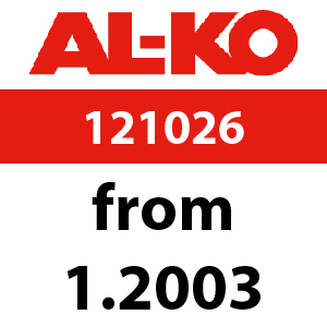 AL-KO Classic 40 B - 121026: from 1.2003