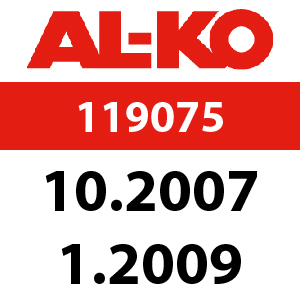AL-KO Classic 410 BR - 119075: 10.2007 - 1.2009