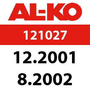 AL-KO Classic 46 B - 121027: 12.2001 - 8.2002
