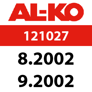 AL-KO Classic 46 B - 121027: 8.2002 - 9.2002