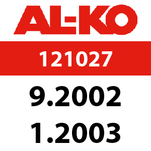 AL-KO Classic 46 B - 121027: 9.2002 - 1.2003