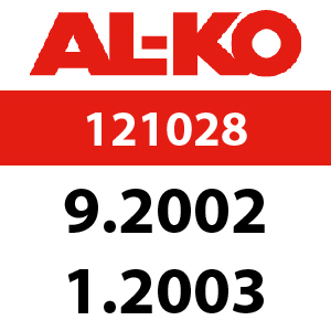 AL-KO Classic 46 BR - 121028: 9.2002 - 1.2003