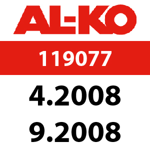 AL-KO Classic 460 BR - 119077: 4.2008 - 9.2008