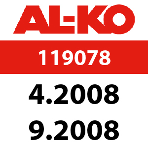 AL-KO Classic 460 BRE - 119078: 4.2008 - 9.2008