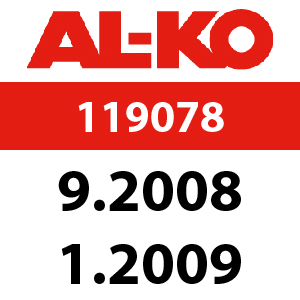 AL-KO Classic 460 BRE - 119078: 9.2008 - 1.2009