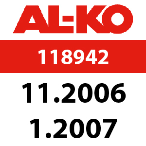AL-KO Classic 52 HW - 118942: 11.2006 - 1.2007