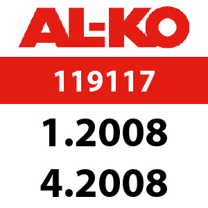 AL-KO Classic 520 BRE - 119117: 1.2008 - 4.2008
