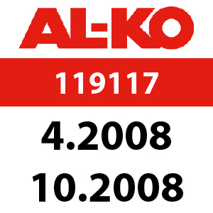 AL-KO Classic 520 BRE - 119117: 4.2008 - 10.2008