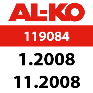 AL-KO Classic 525 HWS - 119084: 1.2008 - 11.2008