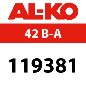 AL-KO Comfort 42 B-A - 119381 - Rotary Mower Parts