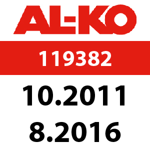 AL-KO Comfort 46 B-A - 119382: 10.2011 - 8.2016
