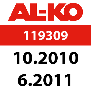 AL-KO Comfort 46 BR - 119309: 10.2010 - 6.2011