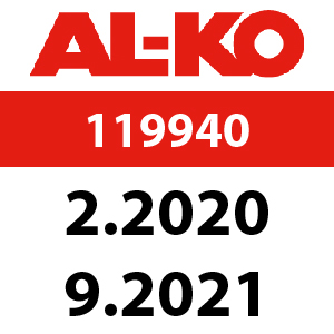 AL-KO Comfort 46.0 SPi-A - 119940: 2.2020 - 9.2021