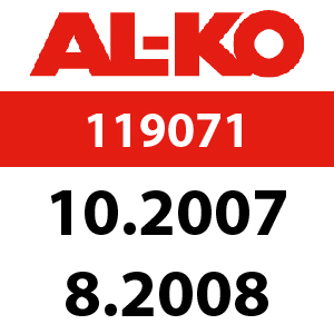 AL-KO Comfort 51 BR - 119071: 10.2007 - 8.2008