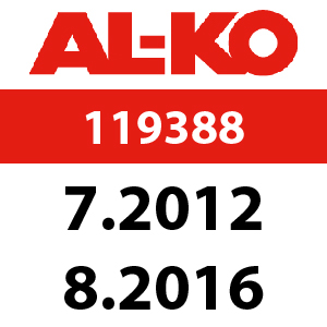 AL-KO Comfort 51 BR - 119388: 7.2012 - 8.2016