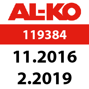 AL-KO Comfort 51 BR-A - 119384: 11.2016 - 2.2019