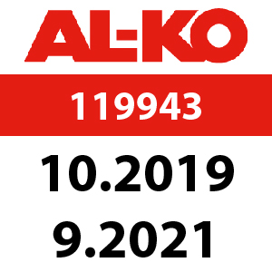 AL-KO Comfort 51.0 SP-B - 119943: 10.2019 - 9.2021