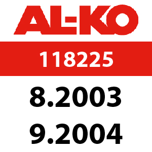 AL-KO Concord 4700 BRA - 118225: 8.2003 - 9.2004