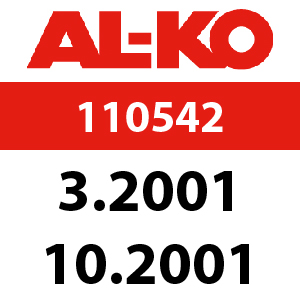 AL-KO Concord 5300 BR - 110542: 3.2001 - 10-2001