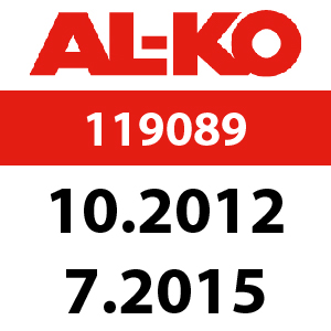 AL-KO Easy-Mow 5210 HPD - 119089: 10.2012 - 7.2015