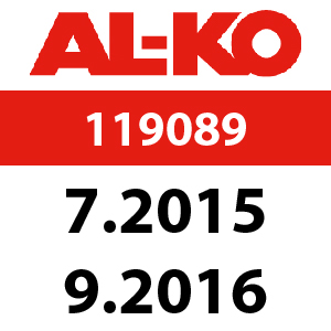 AL-KO Easy-Mow 5210 HPD - 119089: 7.2015 - 9.2016