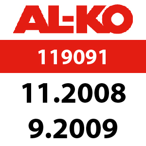 AL-KO Easy-Mow 5210 HW - 119091: 11.2008 - 9.2009