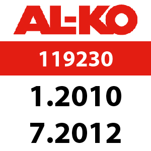 AL-KO Easy-Mow 5250 HWS - 119230: 1.2010 - 7.2012