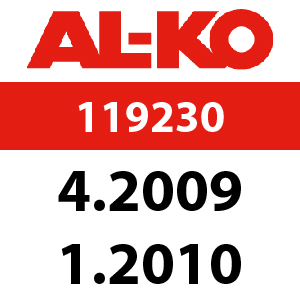 AL-KO Easy-Mow 5250 HWS - 119230: 4.2009 - 1.2010